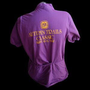 Vintage Mens Cycling Jersey Large 1992 Cycling Jersey Size LARGE MX RACE PURPLE